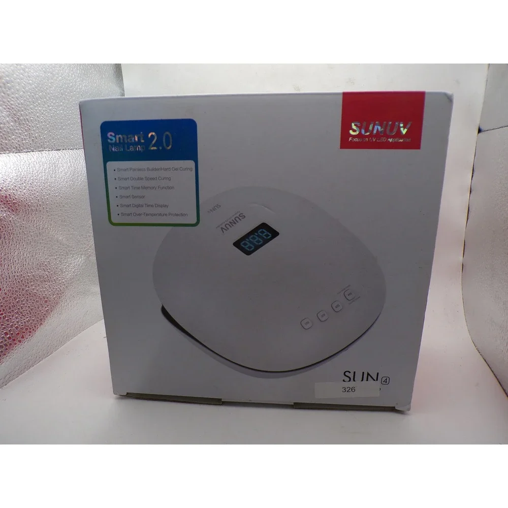 SUNUV SUN4 Smart 2.0 2-in-1 LED UV Nail Lamp White Professional Gel Curing Light